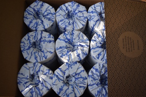 Bumboo loo rolls in a box